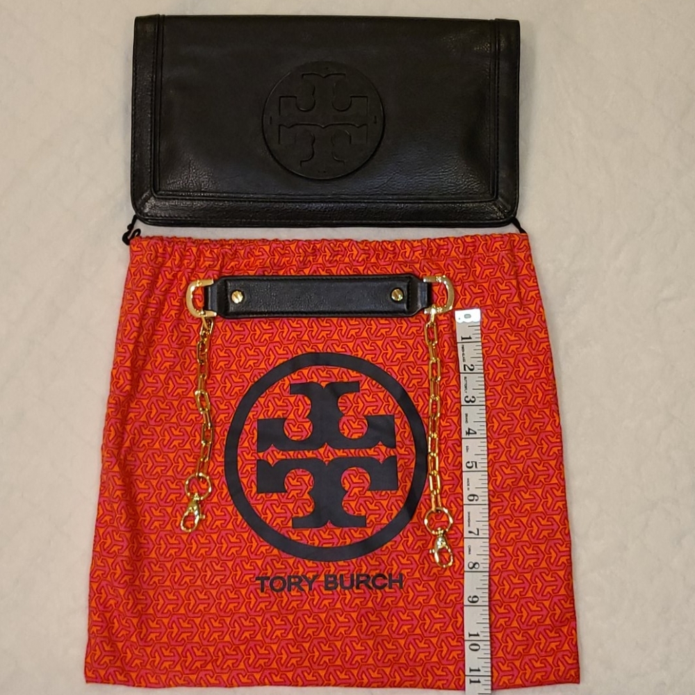 (SOLD) Tory Burch Clutch with Chain Handle - Picture 5 of 7